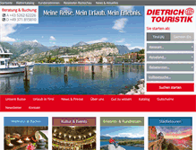 Tablet Screenshot of dietrich-touristik.at